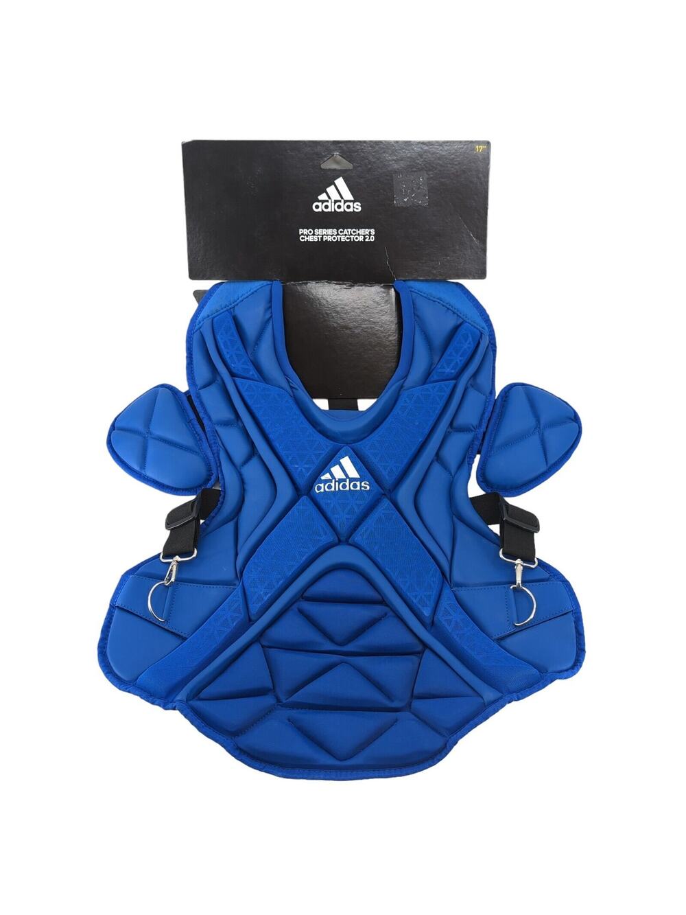 Adidas 17" Pro Series Baseball Catchers Chest Protector Royal Blue S99091 NEW